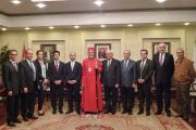 WCA & Member Federations meet with Syriac Orthodox Bishop Mor Filiksinus Yusuf Cetin & Board of Diocese in Istanbul, Turkey (30 January 2013)